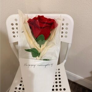 Red Crochet ThaiRose